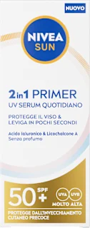 2in1 Primer UV siero quotidiano SPF50+, 30 ml