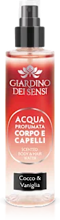 Acqua profumata corpo&capelli cocco e vaniglia, 110 ml