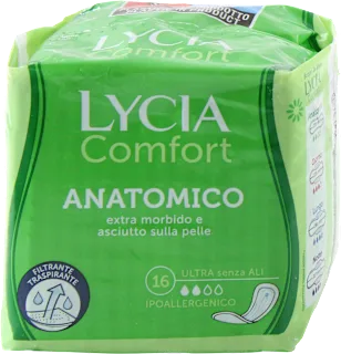 Assorbenti Comfort anatomici ultra senza ali, 16 pz