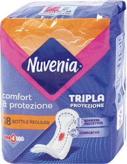 Assorbenti comfort e protezione sottile, 18 pz