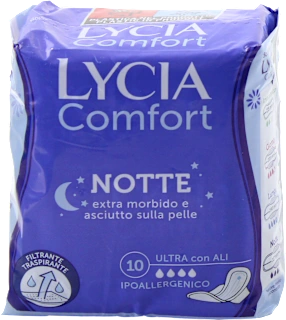 Assorbenti Comfort notte ultra con ali, 10 pz