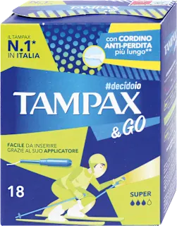 Assorbenti interni super con applicatore, 18 pz