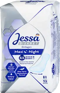 Assorbenti per incontinenza Maxi Night, 12 pz
