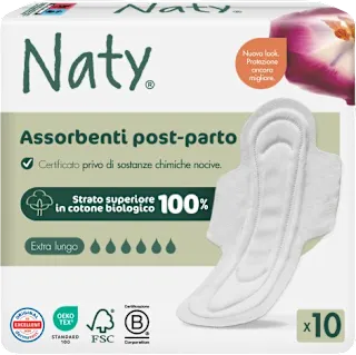 Assorbenti post-parto, 10 pz