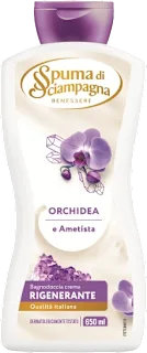 Bagnodoccia crema rigenerante con ametista e orchidea, 650 ml