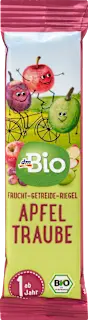 Barretta alla frutta con avena Bio, mela Bio e succo d'uva Bio, 25 g