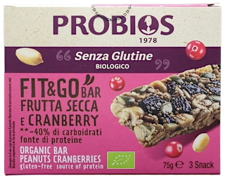 Barretta Fit&Go frutta secca e cranberry, 75 g
