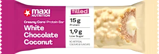 Barretta proteica cioccolato bianco e cocco, 45 g
