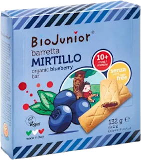Barrette al mirtillo BIO, 132 g