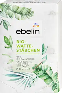 Bastoncini di cotone bio, 200 pz