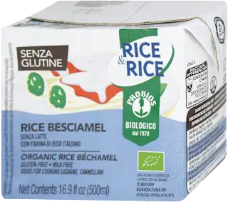 Besciamella di riso vegan BIO, 500 ml
