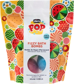 Bombe da bagno effervescenti, 3 pz