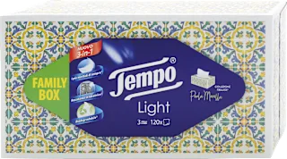 Box fazzoletti Family Light 3 veli assort., 120 pz