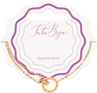 Bracciale Circle oro, 1pz