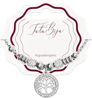 Bracciale Tree of life argento, 1pz