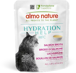 Brodo di salmone per gatti Hydration, 50 g