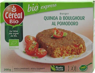 Burger quinoa & boulghour al pomodoro BIO, 200 g