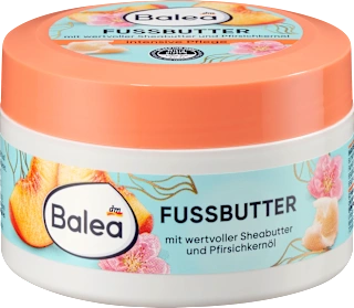Burro piedi al profumo di pesca, 150 ml
