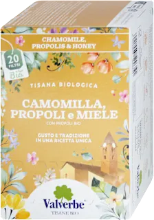Camomilla propoli e miele BIO, 20 g