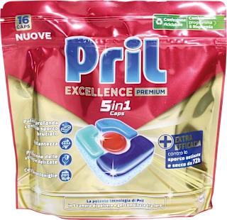Caps lavastoviglie Excellence Premium 5in1, 16 pz