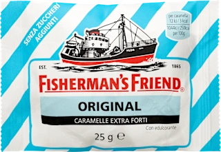 Caramelle Extra Forti Original senza zucchero, 25 g