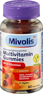 Caramelle gommose multivitaminiche, 60 pz