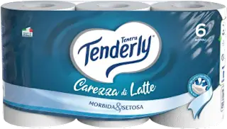Carta igienica Carezza di Latte 2 veli, 6 pz