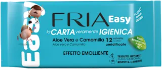 Carta igienica umidificata easy con aloe vera, 12 pz