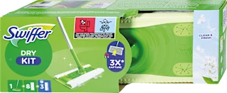 Catturapolvere manico + panni Dry Kit, 1 pz