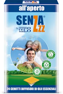 Cerotti antizanzare SENZAZZ all'aperto, 24 pz