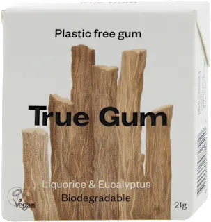 Chewing gum senza zucchero liquirizia & eucalipto, 21 g
