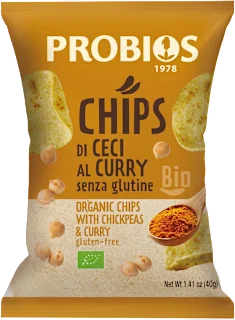 Chips di ceci al curry, 40 g