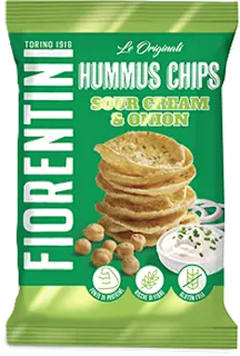 Chips di ceci con sour cream e onion, 40 g