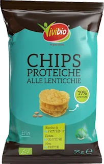 Chips proteiche con lenticchie, 35 g