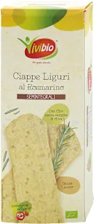 Ciappe Liguri al rosmarino semintegrali, 150 g