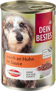 Cibo per cani con pollo in salsa, 400 g