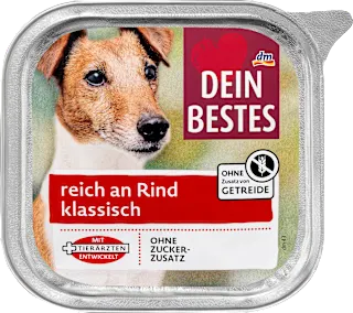 Cibo per cani ricco di manzo, 150 g