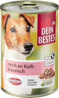 Cibo per cani ricco di vitello, 400 g