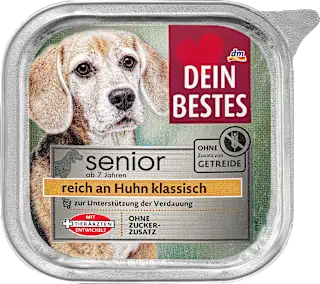 Cibo per cani Senior ricco di pollo, 150 g