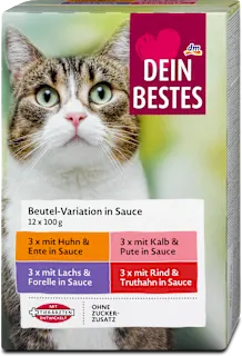 Cibo per gatti in salsa in bustine, 1.200 g