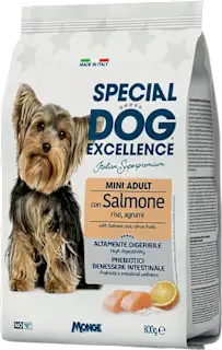 Cibo secco per cani adulti di taglia mini con salmone, 800 g