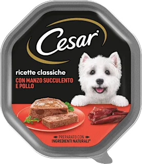 Cibo umido per cani con manzo e pollo Ricette Classiche, 150 g