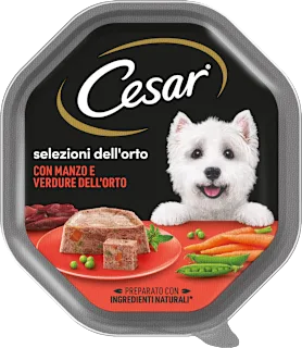 Cibo umido per cani con manzo e verdure Selezioni dell'Orto, 150 g