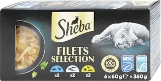 Cibo umido per gatti mix pesce e pollame, 360 g