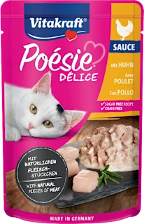 Cibo umido per gatti Poesie Delice con pollo, 85 g