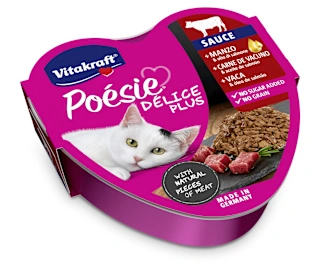 Cibo umido per gatti Poesie Delice Plus con manzo, 85 g