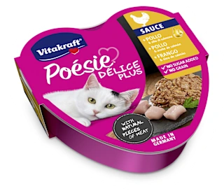 Cibo umido per gatti Poesie Delice Plus con pollo, 85 g