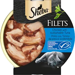 Cibo umido per gatti pollo con tonno FILETS, 60 g