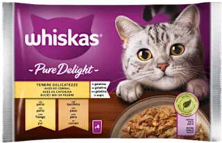 Cibo umido per gatti Pure Delight tenere delicatezze, 340 g