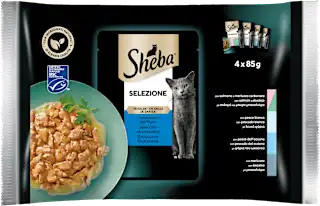 Cibo umido per gatti selezione del mare, 340 g